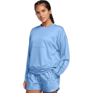 image:imageUnder Armour Womens Shoreline Terry Crew465 Horizon Blue   Tech Blue