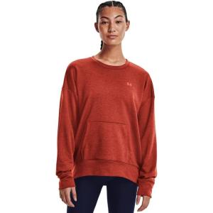 image:imageUnder Armour Womens Shoreline Terry CrewKiln Red 648Cloudless Sky