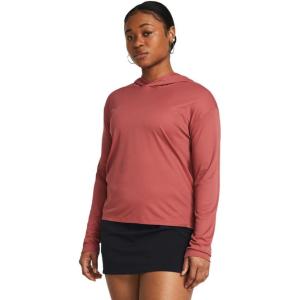 image:imageUnder Armour womens Isochill Shorebreak Hoodie611 Sedona Red  Sedona Red  Cinna Red