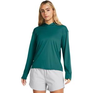 image:imageUnder Armour womens Isochill Shorebreak Hoodie722 Coastal Teal  Coastal Teal  Hydro Teal