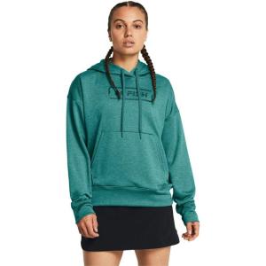 image:imageUnder Armour womens Shoreline Terry Hoodie722 Coastal Teal  Coastal Teal  Hydro Teal