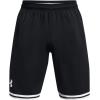 image:imageUnder Armour 10Inch Perimeter Basketball Shorts001 Black   White