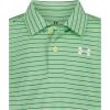 image:imageUnder Armour Boys Matchplay Short Sleeve Golf Polo Lightweight Performance Stretch Logo DetailingFade Green