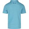 image:imageUnder Armour Boys Matchplay Short Sleeve Golf Polo Lightweight Performance Stretch Logo DetailingFresco Blue