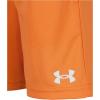 image:imageUnder Armour Boys Performance Tech Shorts Elastic Waistband Lightweight amp FastDryingApollo Orange Mesh