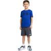 image:imageUnder Armour Boys Performance Tech Shorts Elastic Waistband Lightweight amp FastDryingCastlerock Mesh
