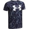 image:imageUnder Armour Boys Tech Big Logo Printed ShortSleeve TShirt412 Midnight Navy   White