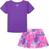 image:imageUnder Armour Girls 2piece Short Sleeve Tee and Skort Set Lightweight and ComfortableLavish Printed