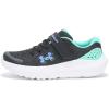 image:imageUnder Armour Kids Pre School Surge 4 Alternate Closure Running Shoes004 BlackComet GreenVirtual Violet