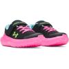 image:imageUnder Armour Kids Pre School Surge 4 Alternate Closure Running Shoes005 BlackFresco BlueHyper Green