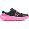 image:imageUnder Armour Kids Pre School Surge 4 Alternate Closure Running Shoes005 BlackFresco BlueHyper Green