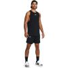 image:imageUnder Armour Mens Baseline Basketball Shorts001 Black  White  White