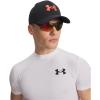 image:imageUnder Armour Mens Blitzing Cap Stretch Fit006 Black   Venom Red