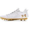 image:imageUnder Armour Mens Blur Smoke Suede 20 McFootball Shoe100 WhiteWhiteMetallic Gold