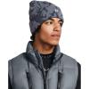 image:imageUnder Armour Mens Halftime Novely Cuff Beanie002 Gravel  Downpour Gray  White