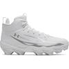 image:imageUnder Armour Mens Spotlight Hammer Football Cleats100 WhiteMetallic SilverMetallic Silver