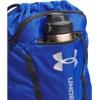 image:imageUnder Armour Unisex Hustle Sackpack 400 RoyalBlackMetallic Silver One Size Fits Most400 Royal  Black  Metallic Silver