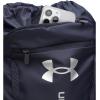 image:imageUnder Armour Unisex Hustle Sackpack 400 RoyalBlackMetallic Silver One Size Fits Most410 Midnight Navy  Midnight Navy  Metallic Silver