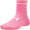image:imageUnder Armour Unisex Youth Essential Quarter Socks 6 Pack672 Super Pink  Transparent  White
