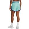 image:imageUnder Armour Womens Play Up 5inch Shorts361 Neo Turquoise  Team Royal  Team Royal