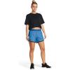 image:imageUnder Armour Womens Play Up 5inch Shorts444 Viral Blue  Black  Black