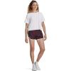 image:imageUnder Armour Womens Play Up 5inch Shorts600 Dark Maroon  White  White