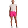 image:imageUnder Armour Womens Play Up 5inch ShortsElectro Pink 695Purple Switch