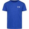 image:imageUnder Armour Boys Short Sleeve Elite TShirt Lightweight amp Breathable Relaxed FitUltra Blue