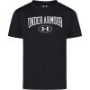 image:imageUnder Armour Boys Short Sleeve Wordmark Graphic TShirt Lightweight amp Breathable Relaxed FitBlack Word Tech