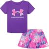 image:imageUnder Armour Girls 2piece Short Sleeve Tee and Skort Set Lightweight and ComfortableLavish Printed