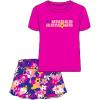 image:imageUnder Armour Girls 2piece Short Sleeve Tee and Skort Set Lightweight and ComfortableRebel Pink Print