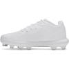 image:imageUnder Armour Girls Glyde Sola TPU Jr Softball Cleats100 WhiteSummit WhiteStone