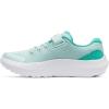 image:imageUnder Armour Kids Pre School Surge 4 Alternate Closure Running Shoes703 Refresh MintGreen ModeMetallic Silver
