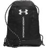 image:imageUnder Armour Unisex Hustle Sackpack 400 RoyalBlackMetallic Silver One Size Fits Most001 Black  Black  White
