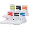 image:imageUnder Armour Unisex Youth Essential Quarter Socks 6 Pack106 White  White  Blue Atlantis