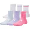 image:imageUnder Armour Unisex Youth Essential Quarter Socks 6 Pack672 Super Pink  Transparent  White
