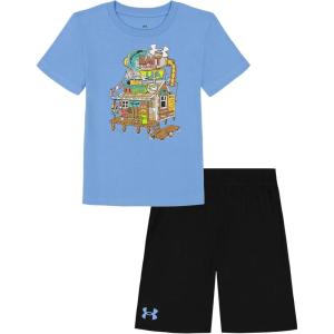 image:imageUnder Armour Boys 2piece Short Sleeve Tshirt and Shorts Set Outdoor CollectionCarolina Blue Bait