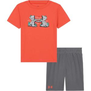 image:imageUnder Armour Boys 2piece Short Sleeve Tshirt and Shorts Set Outdoor CollectionFire Rock Scramble