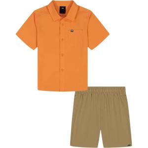 image:imageUnder Armour Boys 2piece Short Sleeve Tshirt and Shorts Set Outdoor CollectionOrange Drift Tide
