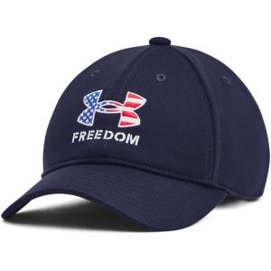 image:imageUnder Armour Boys Freedom Blitzing Adjustable Hat410 Midnight Navy   White