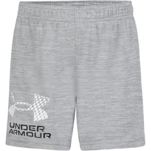 image:imageUnder Armour Boys Performance Tech Shorts Elastic Waistband Lightweight amp FastDryingSteel Tech Logo
