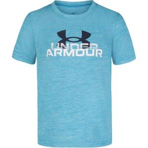 image:imageUnder Armour Boys Short Sleeve Wordmark Graphic TShirt Lightweight amp Breathable Relaxed FitCapri Fade