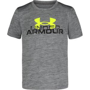 image:imageUnder Armour Boys Short Sleeve Wordmark Graphic TShirt Lightweight amp Breathable Relaxed FitCastlerock Fade