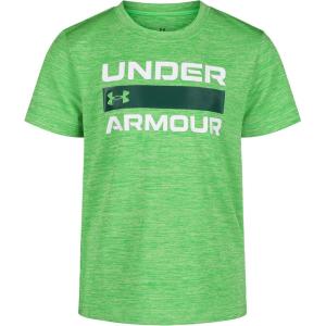 image:imageUnder Armour Boys Short Sleeve Wordmark Graphic TShirt Lightweight amp Breathable Relaxed FitGreen Team Issue