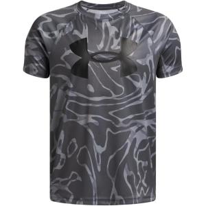 image:imageUnder Armour Boys Tech Big Logo Printed ShortSleeve TShirt027 Castlerock   Black