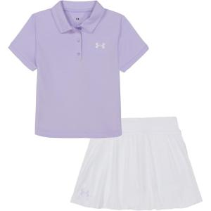 image:imageUnder Armour Girls 2piece Short Sleeve Tee and Skort Set Lightweight and ComfortableSalt Purple