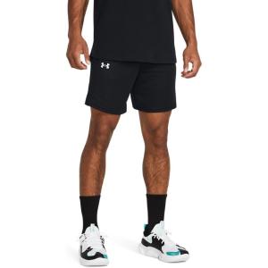image:imageUnder Armour Mens Baseline Basketball Shorts001 Black  White  White