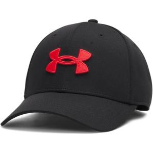image:imageUnder Armour Mens Blitzing Cap Stretch Fit005 Black   Racer Red