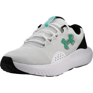 image:imageUnder Armour Mens Charged Surge 4 SneakerWhiteBlackGreen Mode