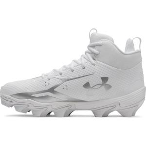 image:imageUnder Armour Mens Spotlight Hammer Football Cleats100 WhiteMetallic SilverMetallic Silver